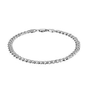 Men's Sterling Silver Curb Link Bracelet